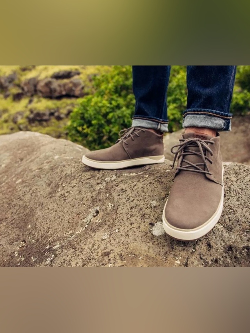 OLUKAI
Men's OluKai Papaku 'ili Waterproof Chukka Boots   SZ-10 NEW W/Box